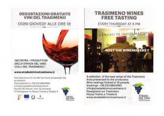 Degustazioni gratuite dei vini del Trasimeno 2019