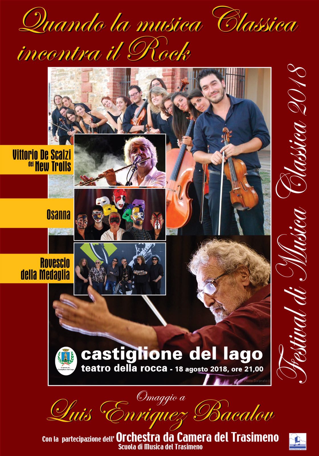 Concerto 18 agosto Teatro della Rocca: