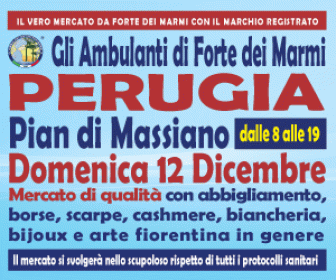 Gli Ambulanti Forte dei Marmi – 12 dicembre 2021 – Perugia