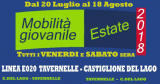 Autobus gratis venerdi e sabato sera da Tavernelle – Panicale – Paciano – Castiglione del Lago