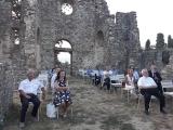 Al Monastero cerimonia di collocazione di antiche spoglie nella cripta di San Secondo presso l’Isola Polvese